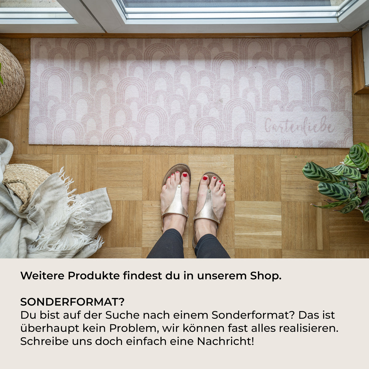 Hello new day – Fußmatte von Zimt & Kokos