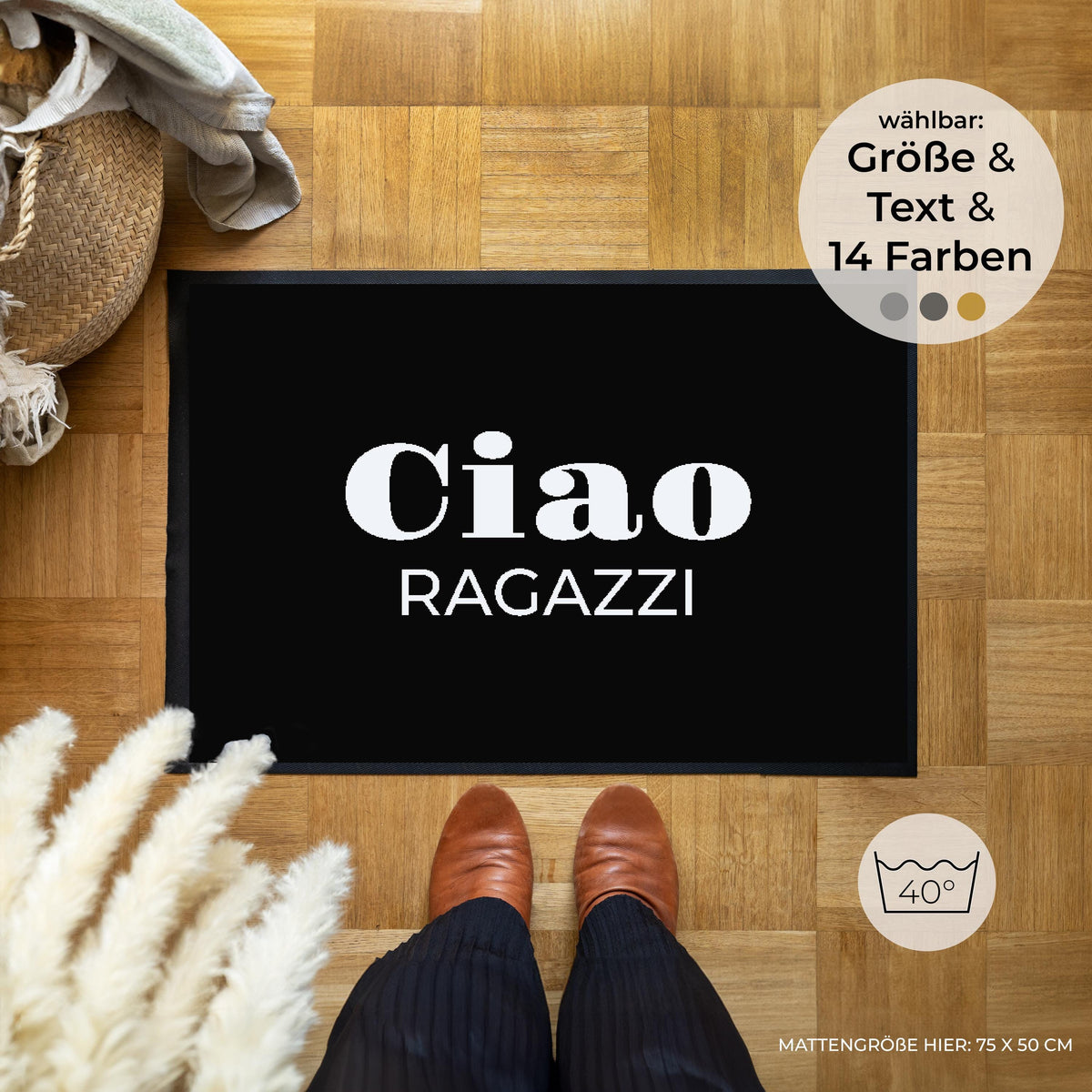 Ciao ragazzi – Fußmatte von Zimt & Kokos