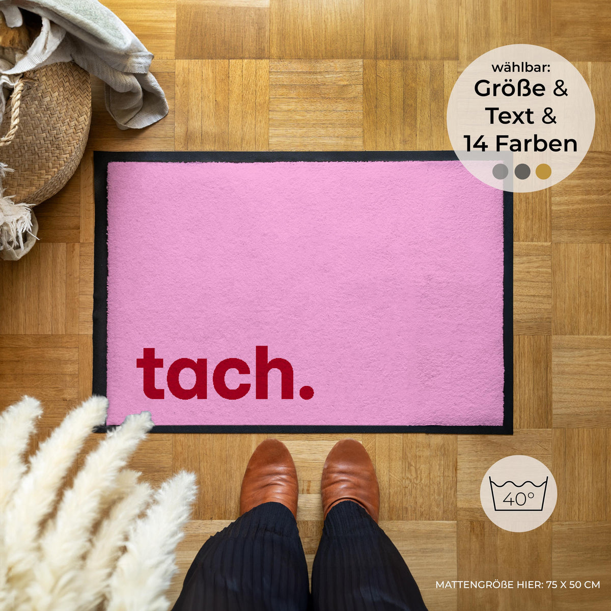 tach. – Fußmatte von Zimt & Kokos