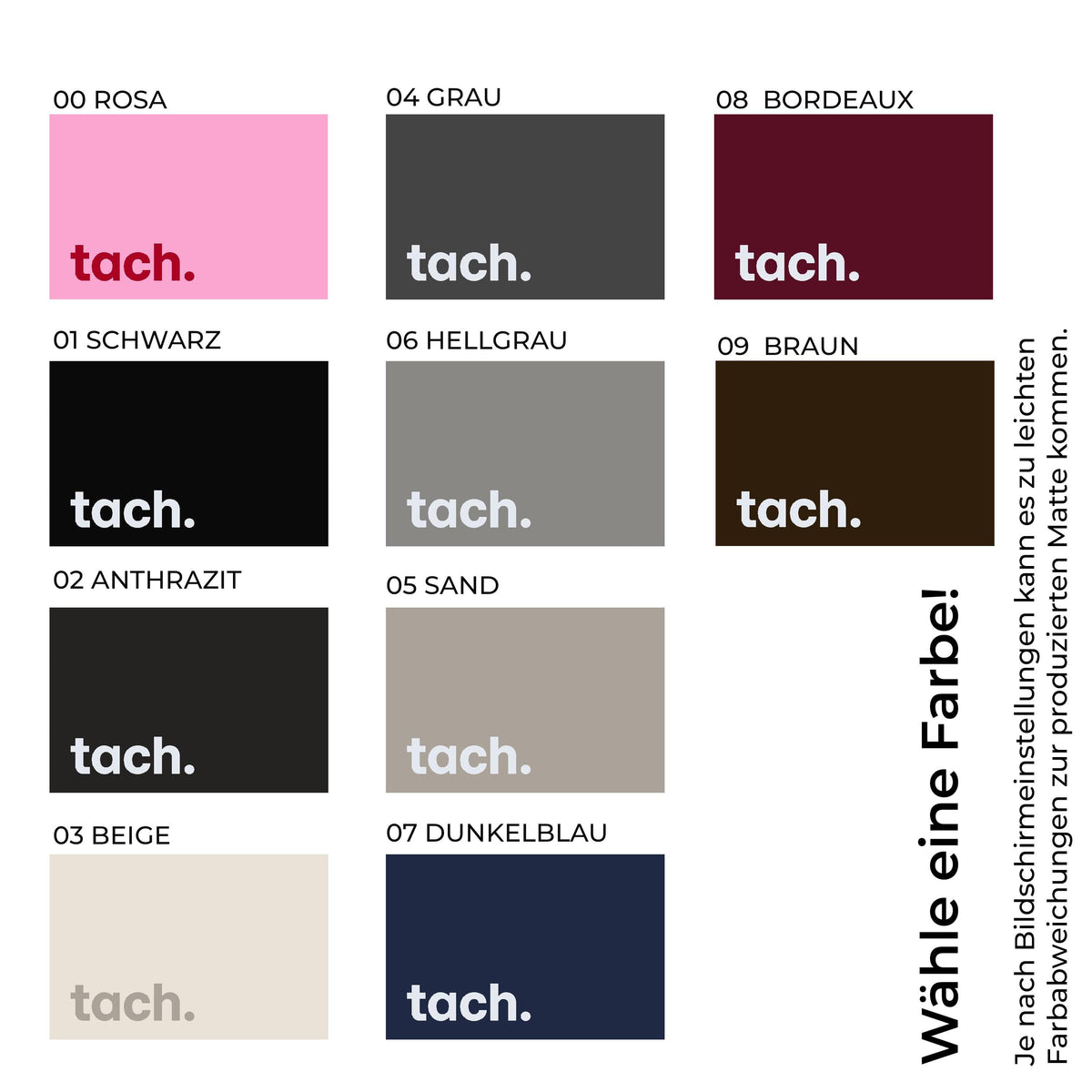tach. – Fußmatte von Zimt & Kokos