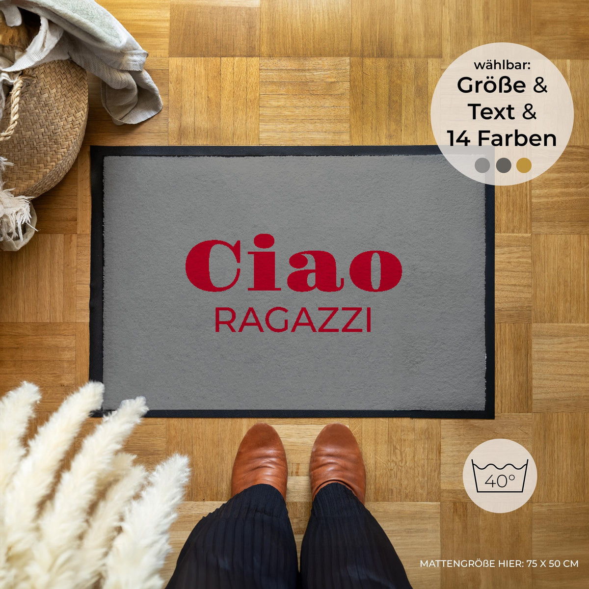Ciao ragazzi – Fußmatte von Zimt & Kokos