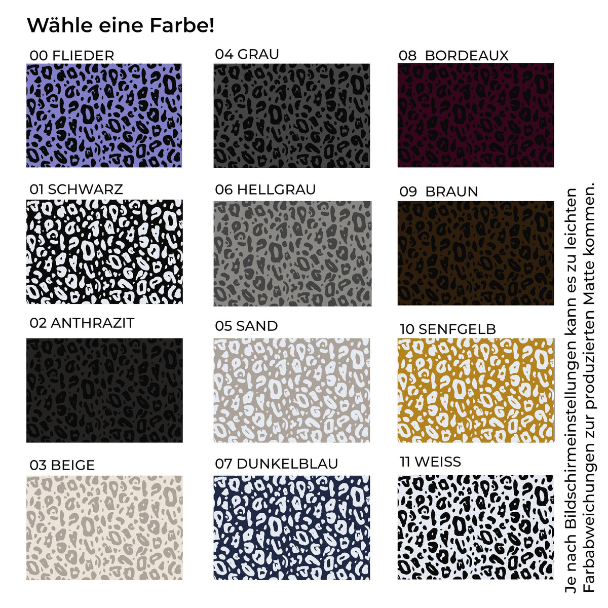 Leo Muster – Fußmatte von Zimt & Kokos