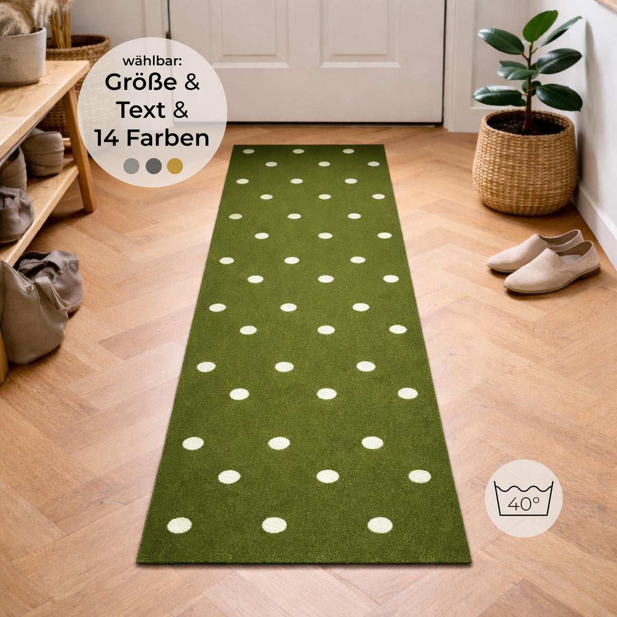 Dots – Wunschformat – Fußmatte von Zimt & Kokos